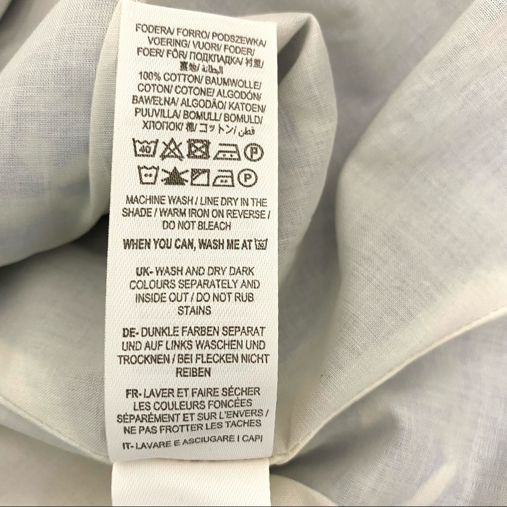 NWOT Boden Natasha Cotton Vneck Maxi Dress Sky Blue Ribbons Size 4 - Picture 11 of 12